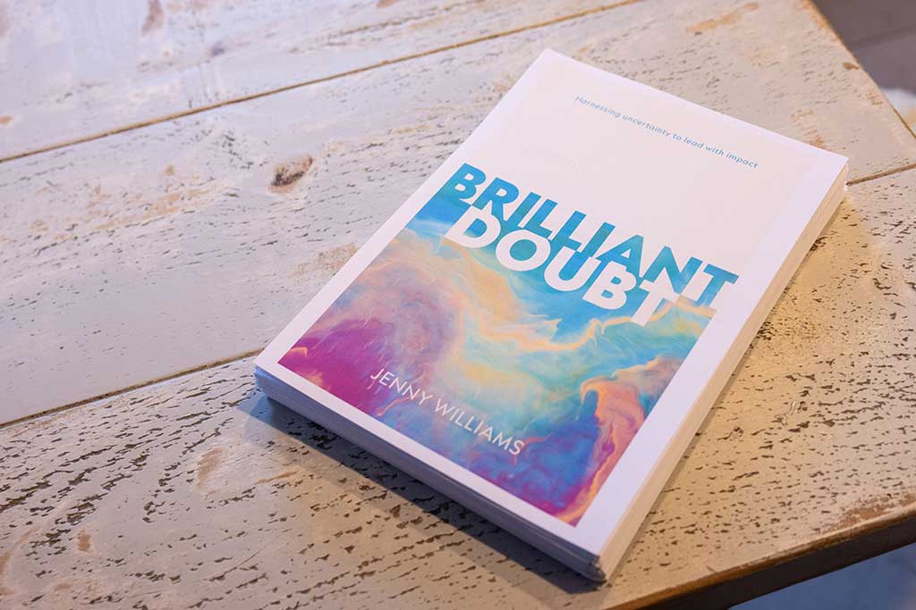 Brilliant Doubt book representing practical ways to make doubt work for personal growth and progress.